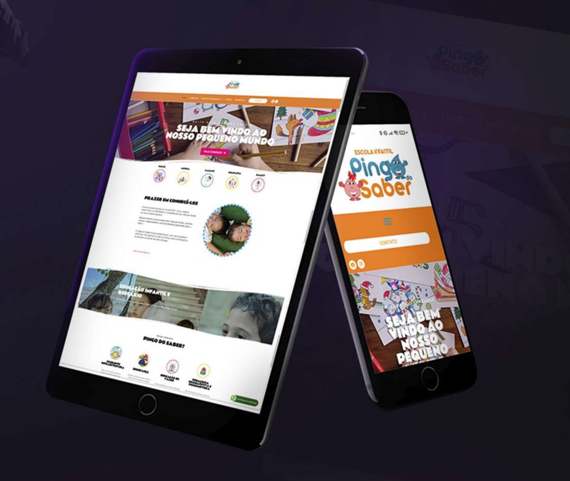 Site institucional — Educação