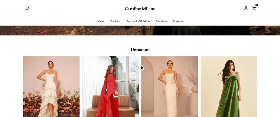 E-commerce — Vestidos
