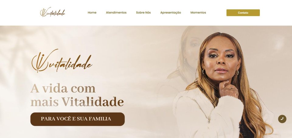 Site institucional — Saúde